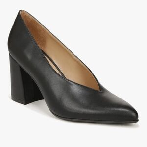 Naturalizer Womens Paden Chunky Heel Pointed Toe Pumps